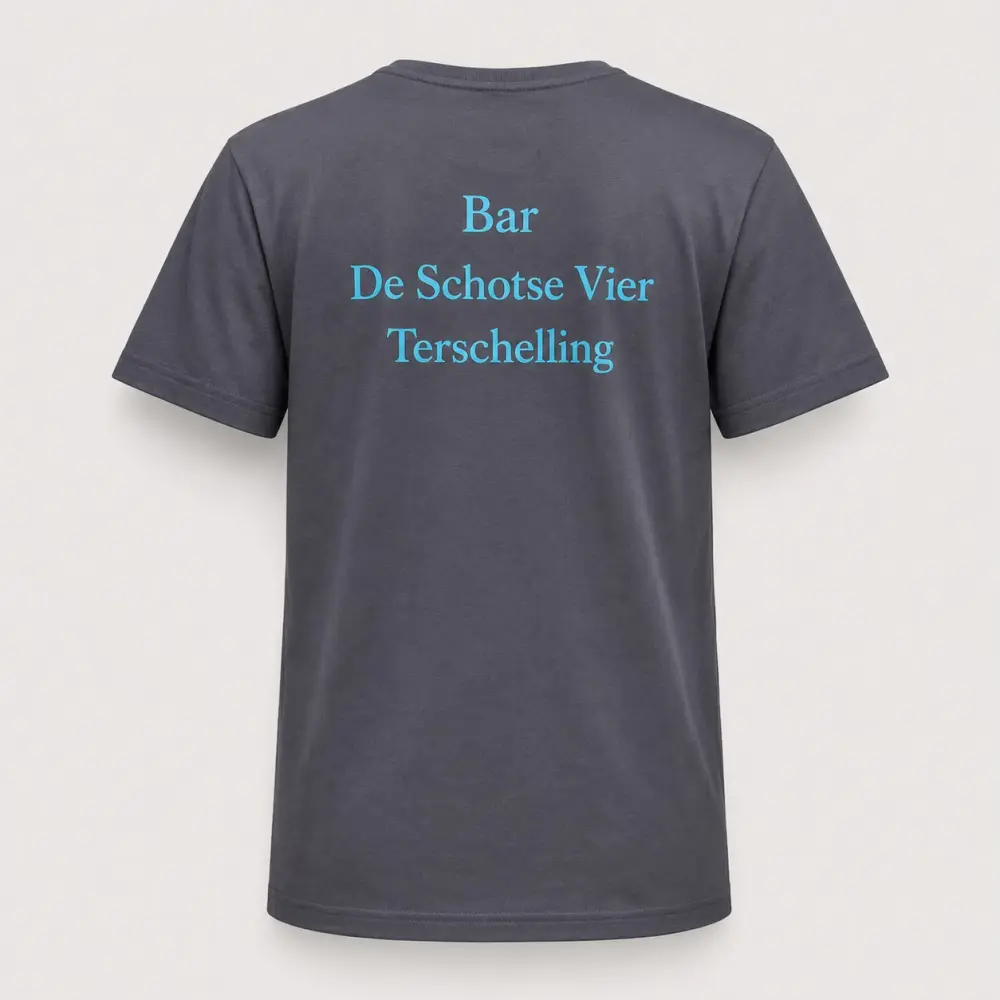 Schotse 4 T-shirt blauw