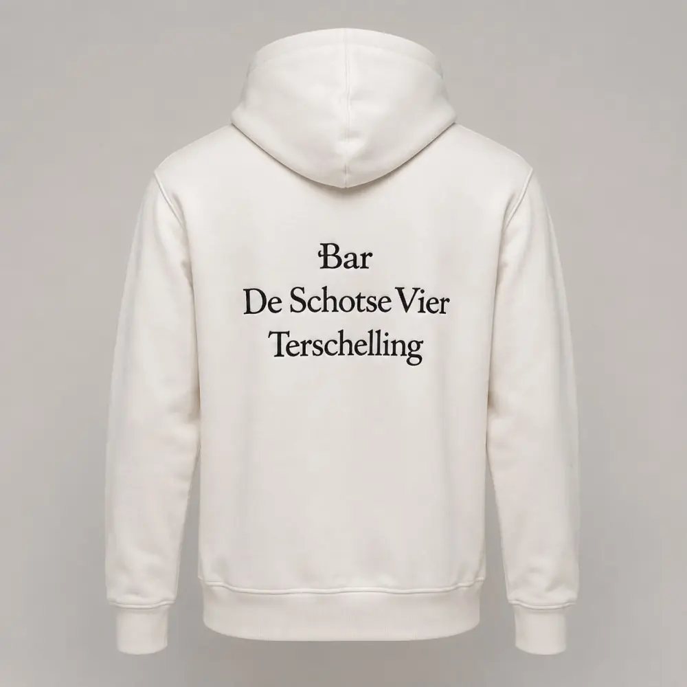 Schotse 4 Hoodie wit